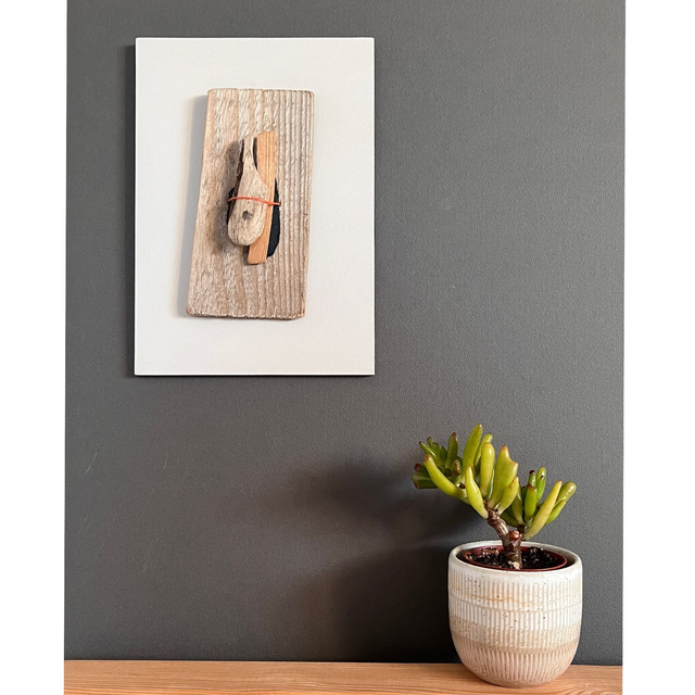 Split Knot - small 3D wall sculpture