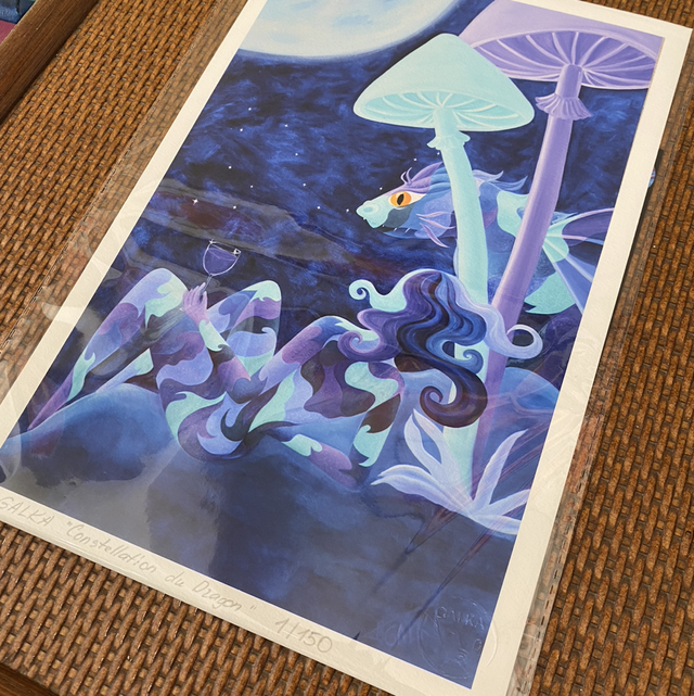 Print « Constellation du Dragon », Galka 