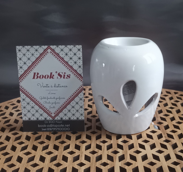 Brûleur " Bombé pétales blanc "