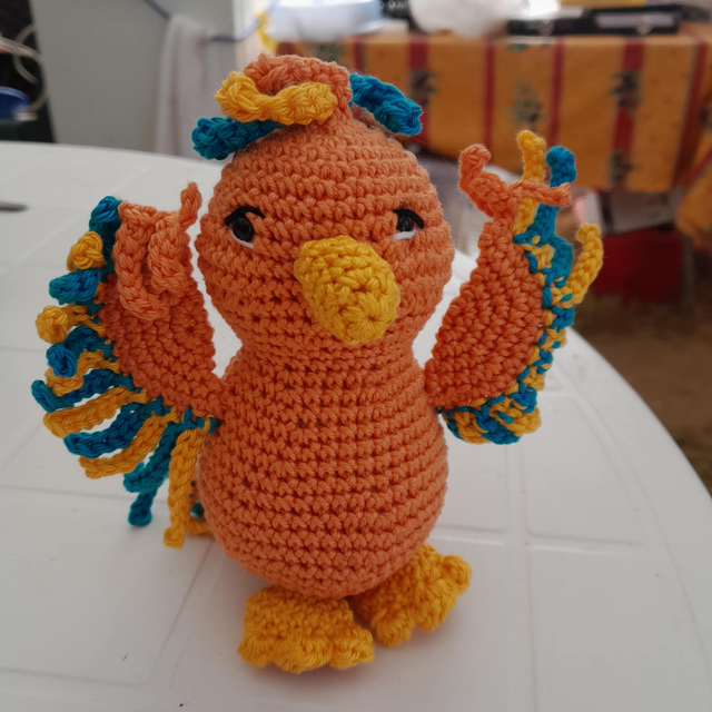 Peluche crochet JULIAX - Association ENSEMBLE POUR JULIA