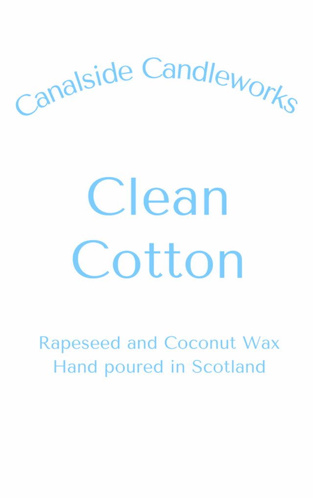 Clean Cotton Tin Candle