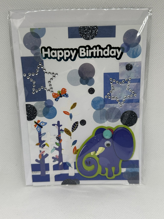 Geburtstagskarte Elefant