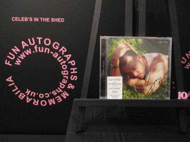 Sam Smith - 'Love Goes' Authentic Autographed Album Cover (10)