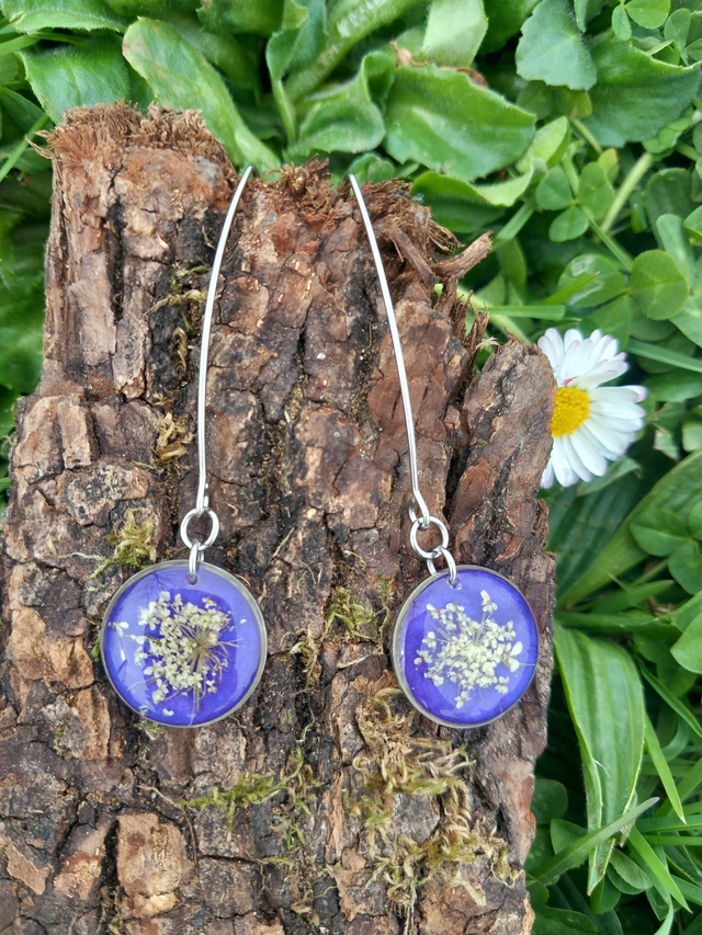 Boucles d'oreilles reine Anne