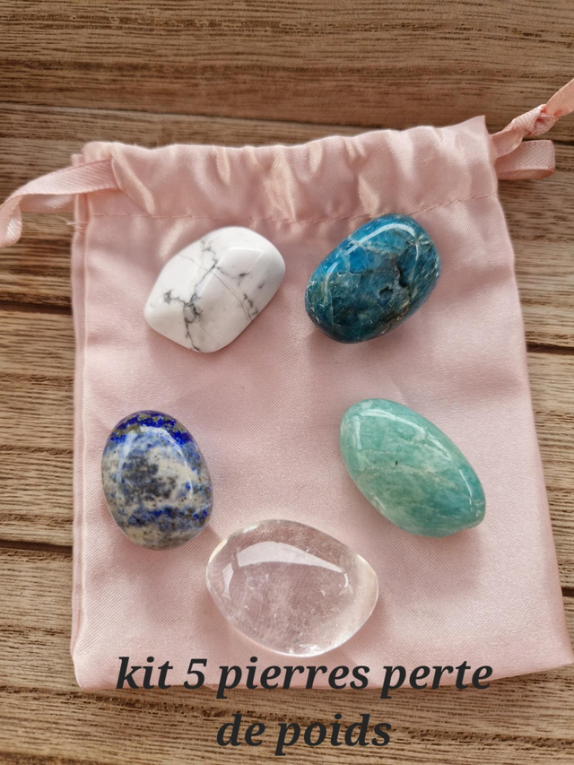 Kit 5 pierres Perte de poids 