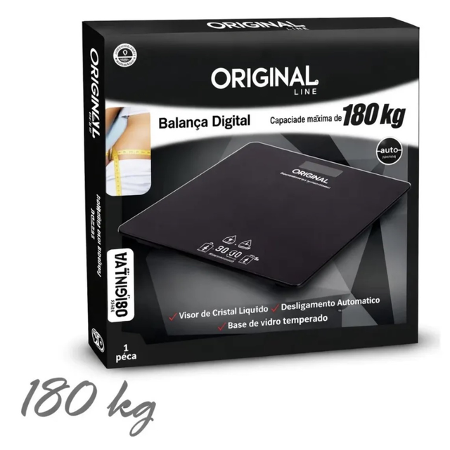 Balança Digital Original Line Peso Corporal Até 180kg