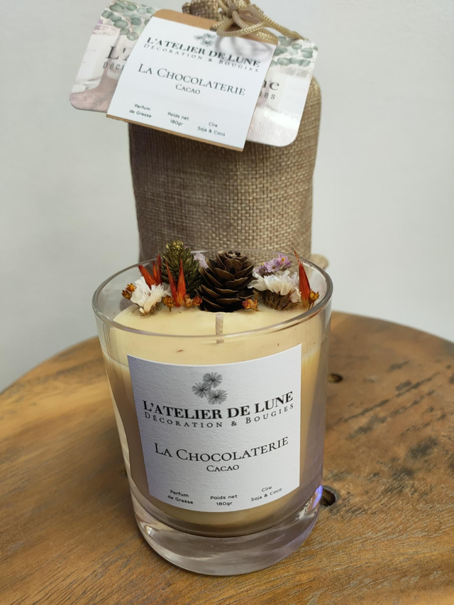 ALUNE_FCHO Fleurs séchées chocolat