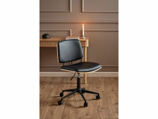 AC Design Chaise de bureau Owen, Noir