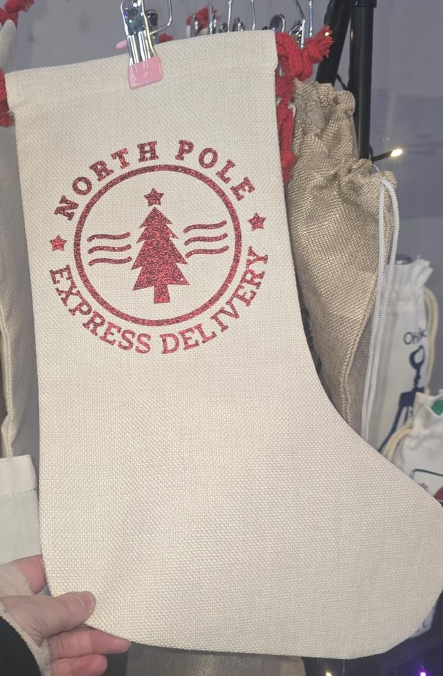 🎄 North Pole Express Delivery Stocking