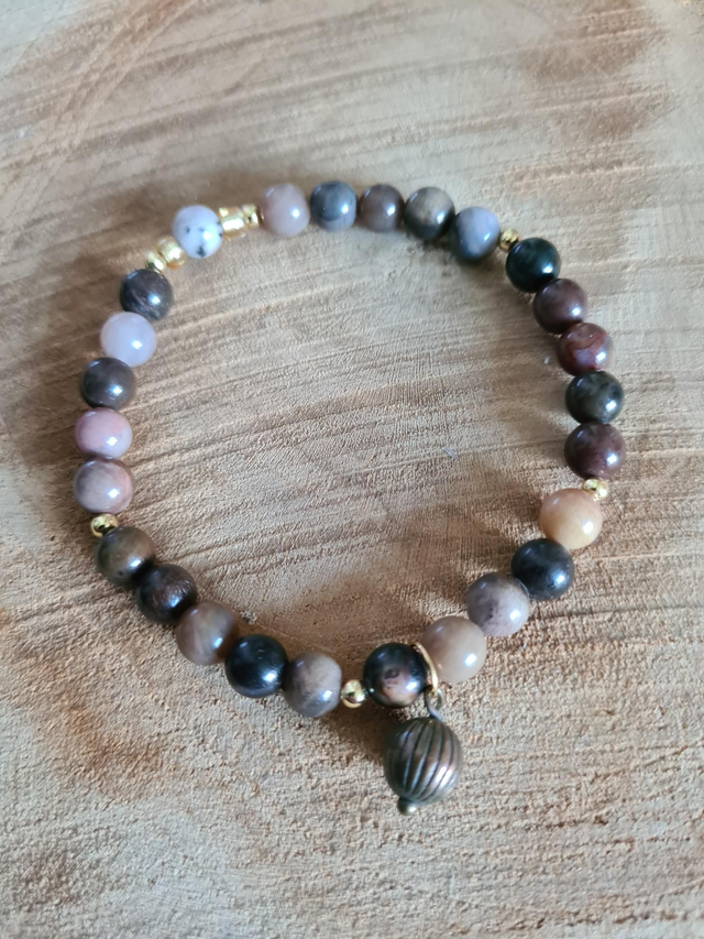 Bracelet Agate 6mm 