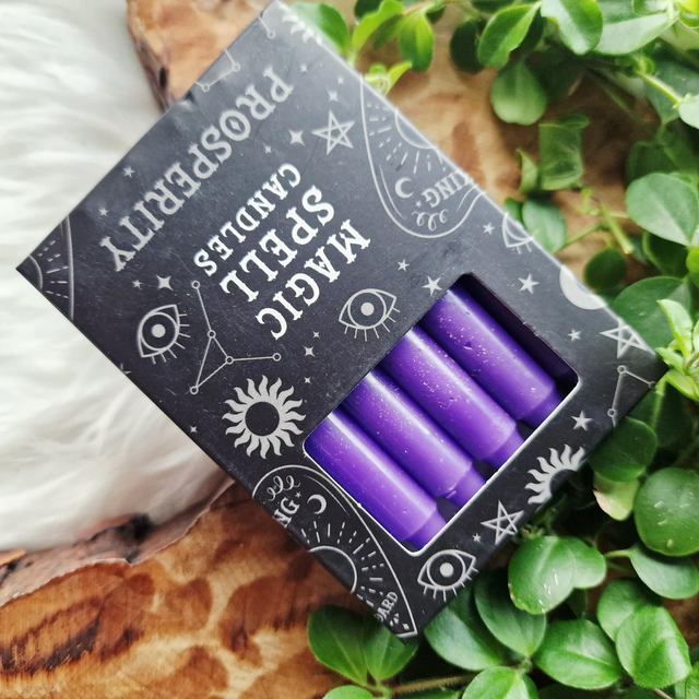 Prosperity magic spell candles (Box of 12)