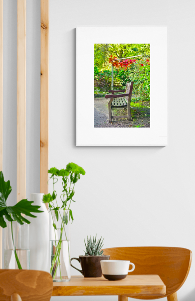 Meet me at Our Bench - Print