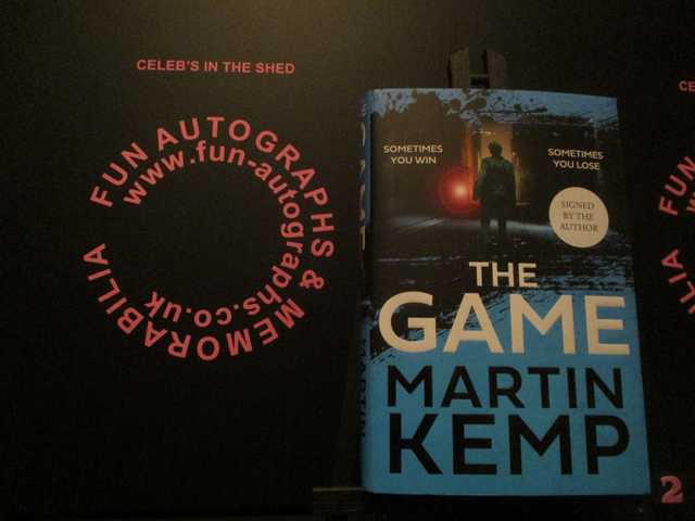 Martin Kemp 'The Game' Authentic Autographed Hardback Book (2)