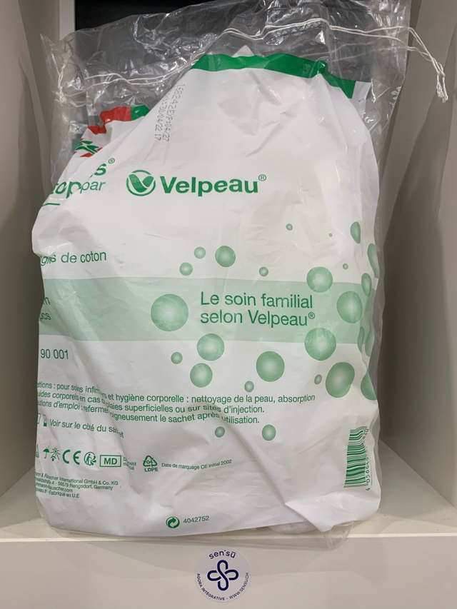 COTOPADS Velpeau 8x10cm sach 200 pce