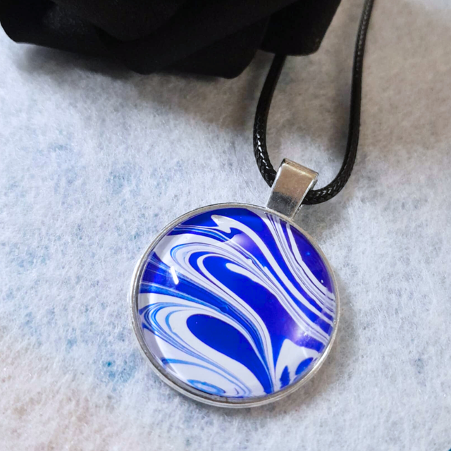 OCEAN VORTEX - Collier - Cordon noir