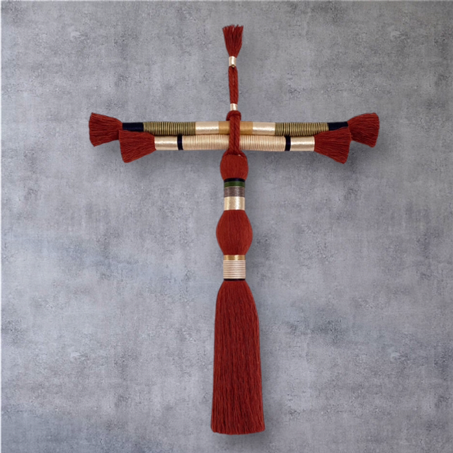 Décoration murale macramé 