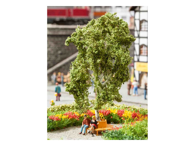 Arbre avec banc de repos 11,5cm Noch 21642 H0