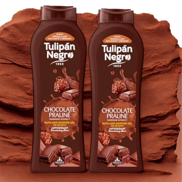 Gel douche chocolat praliné X2