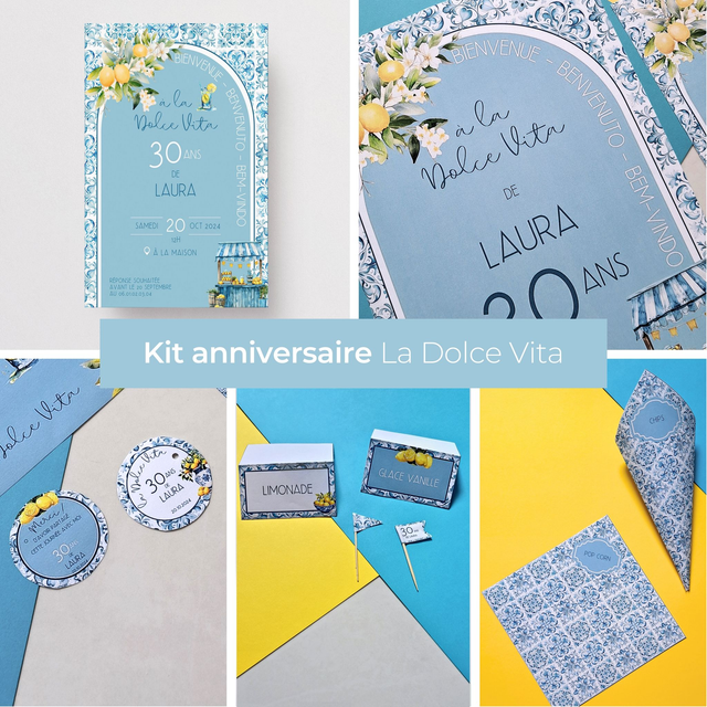 Kit Anniversaire La Dolce Vita