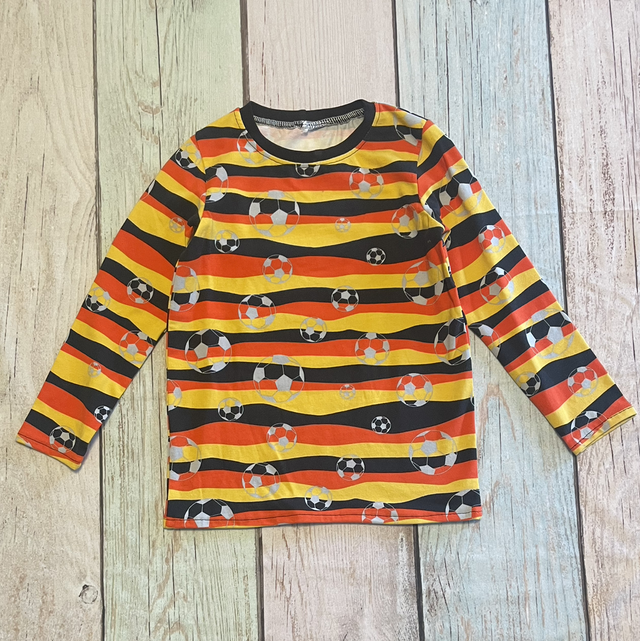 Langarmshirt, Größe 116, Fußball