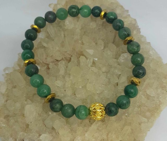 Bracelet buddstone ou jade africaine