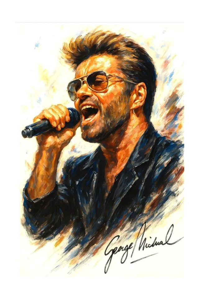 George Michael Music Art Print