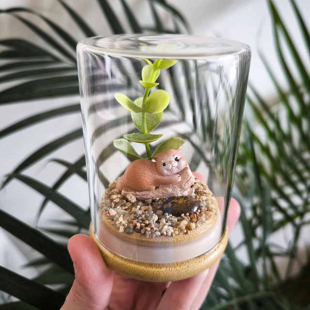 Ami protecteur - Loutre (oeil de tigre)