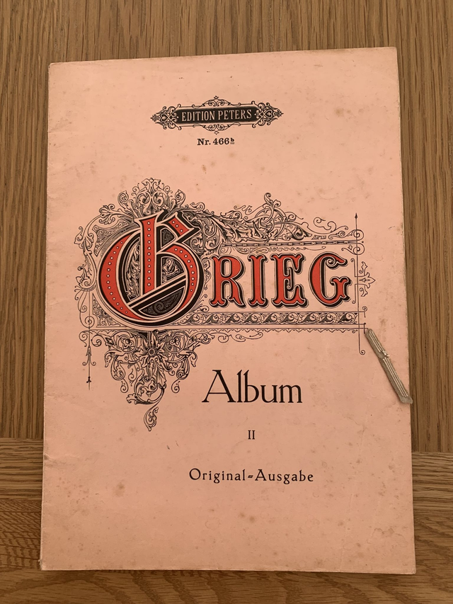 Grieg Album Band II Edition Peters No.466b H-20606