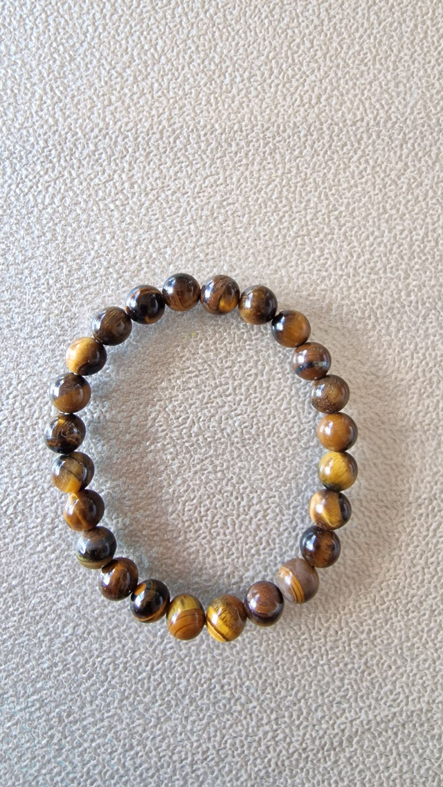 Pulsera elástica ojo de tigre