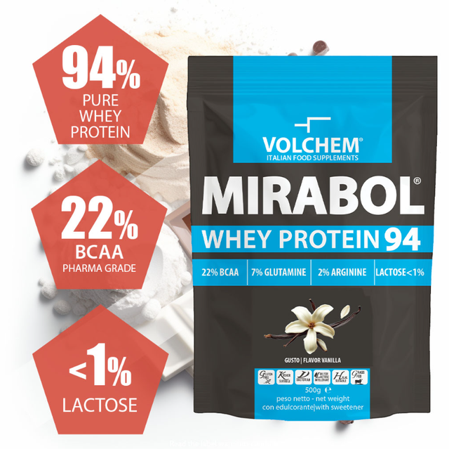 Proteine Whey94 - 500gr Mirabol 