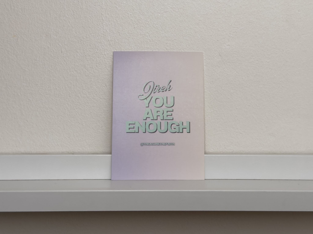 Jireh, you are enough Postcard