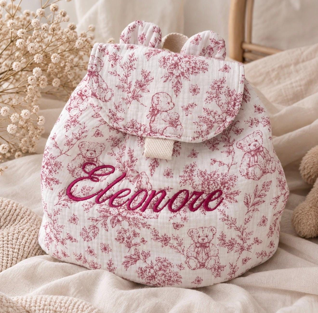 Sac à dos ourson personnalisé