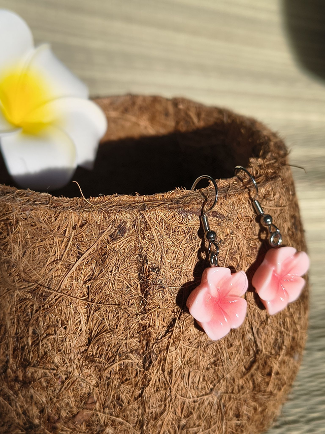 Boucles d'oreilles Tiare Tamahine - Pārahi mārū