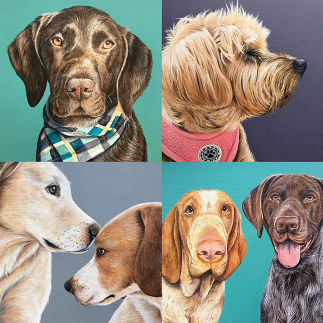 Acrylic Pet Portraits (Please check waiting times)
