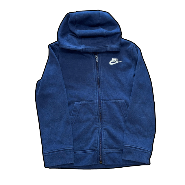 Kids Nike Zip-Up Hoodie Navy - XS