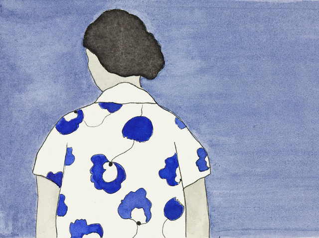 Celle qui regarde la mer - Impression n°40