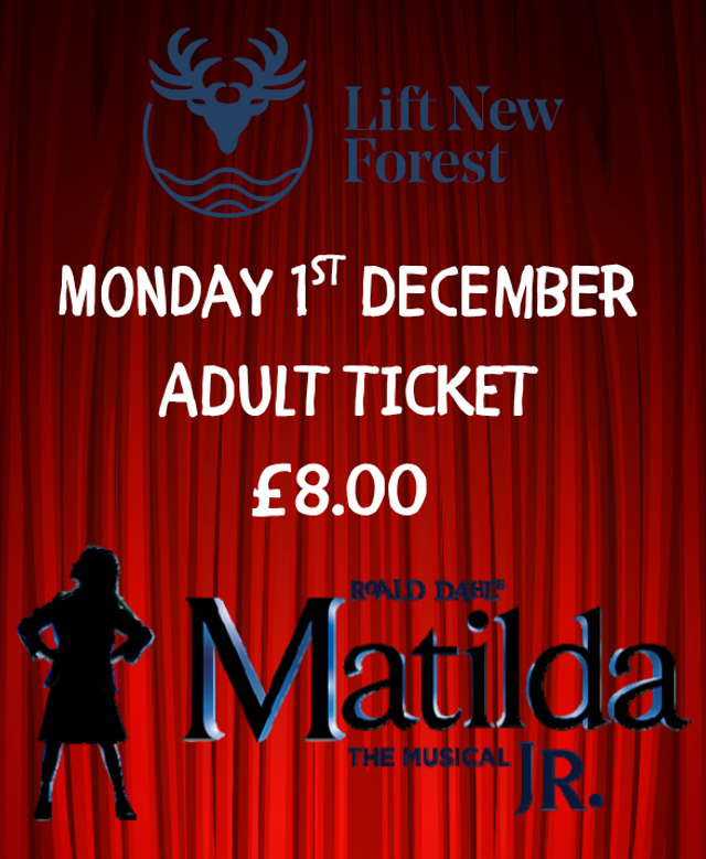 ADULT TICKET MONDAY 1st DECEMBER 2025