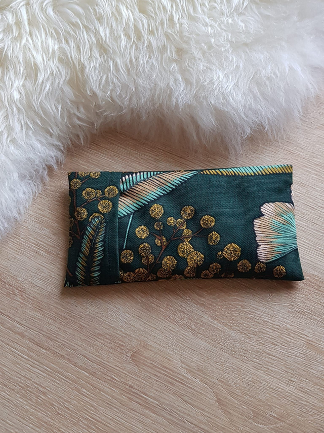 35 - Coussin pour les yeux - Ginkgo & Mimosa