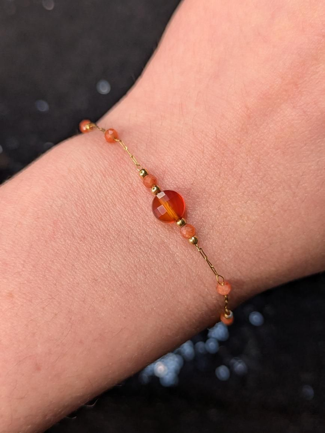 Bracelet cornaline 
