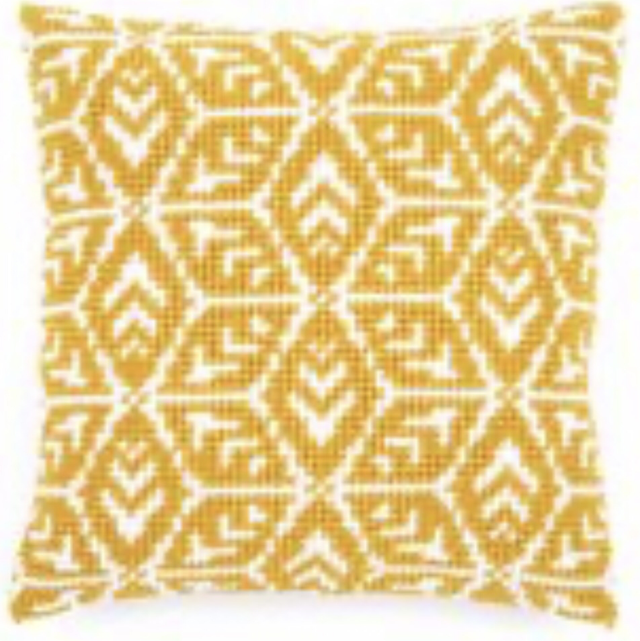 Cross Stitch Kit : Cushion Geometric - Vervaco