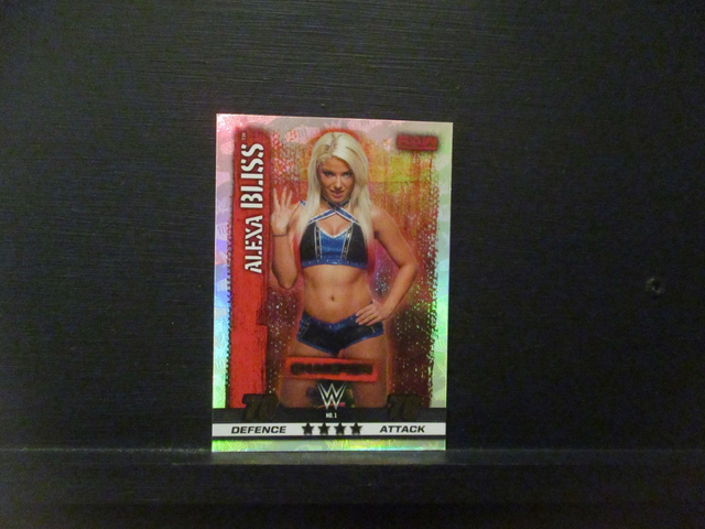 Alexa Bliss - Champion Slam Attax 10th Edition Original Trading Card #1