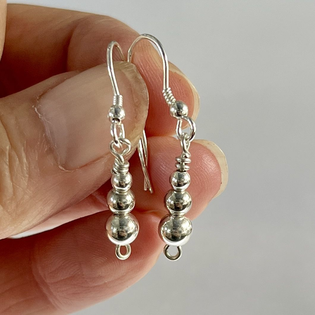 Silver Drop Earrings