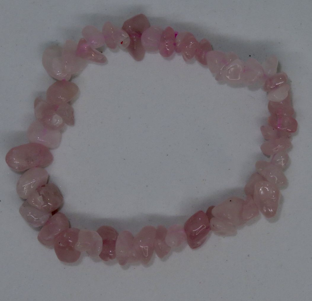 Bracelet baroque Quartz rose 