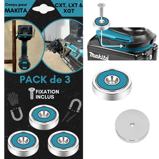 Support Magnétique MAKITA (lot de 3)