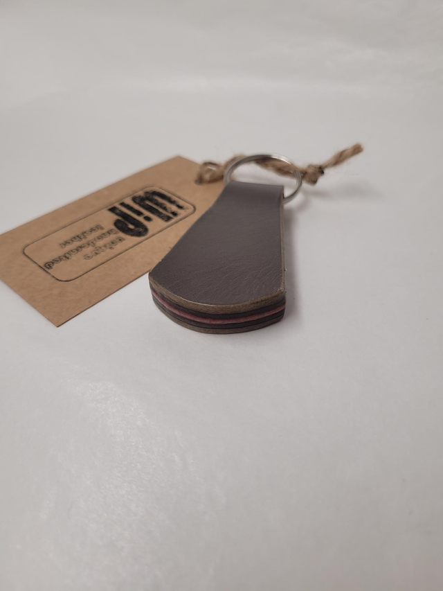 Small Leather Fan Key Fob - Dickie - ML-001