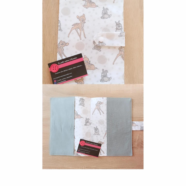 Protège carnet de santé Bambi 