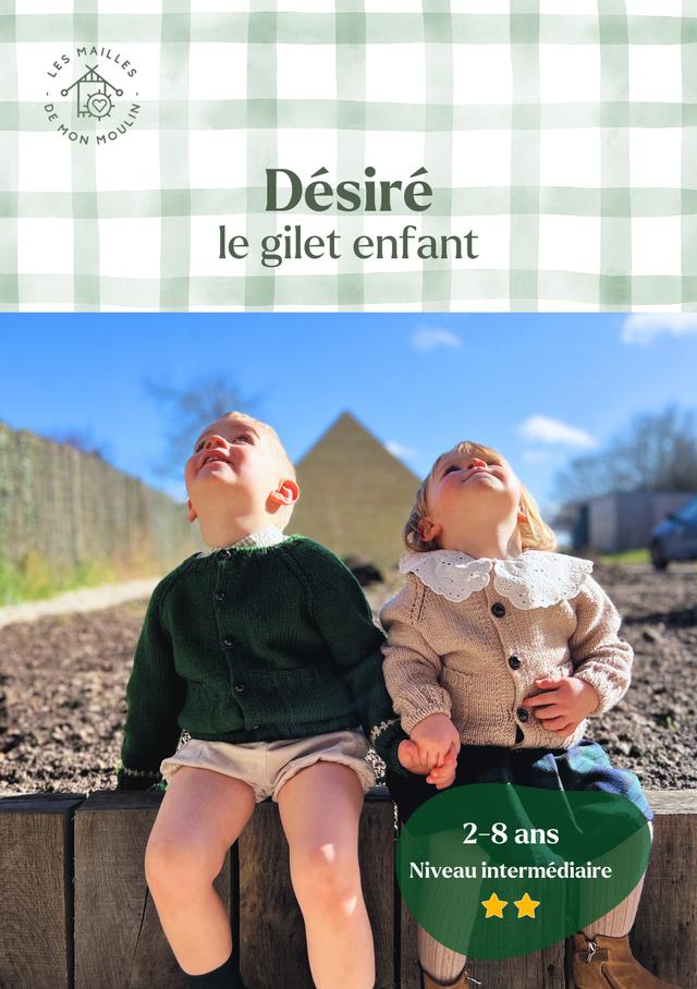 Modèle Désiré, le gilet enfant