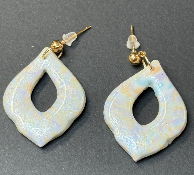 Boucles d’oreilles Melodie Sucre d’Orge dorée