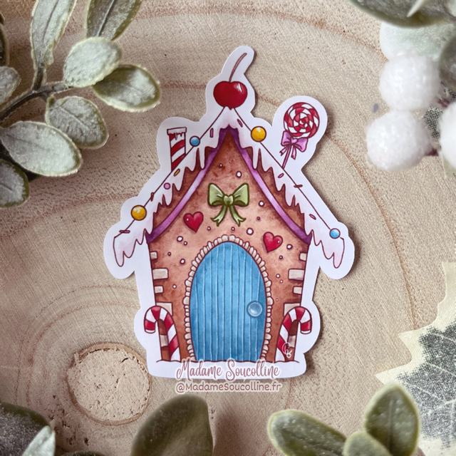 Maison en pain d&#039;épice - Sticker 