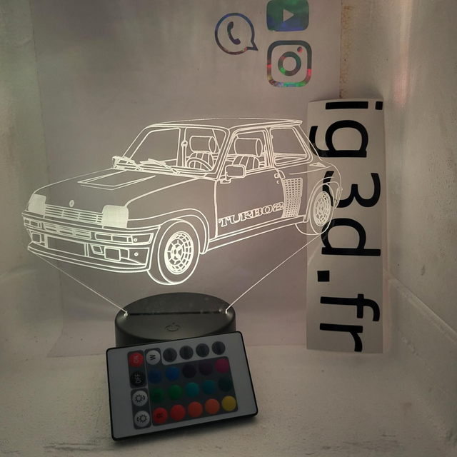 Lampe 3d R5 TURBO2